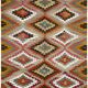Turkish Handmade Vintage Anatolian Kilim 170 cm x 214 cm