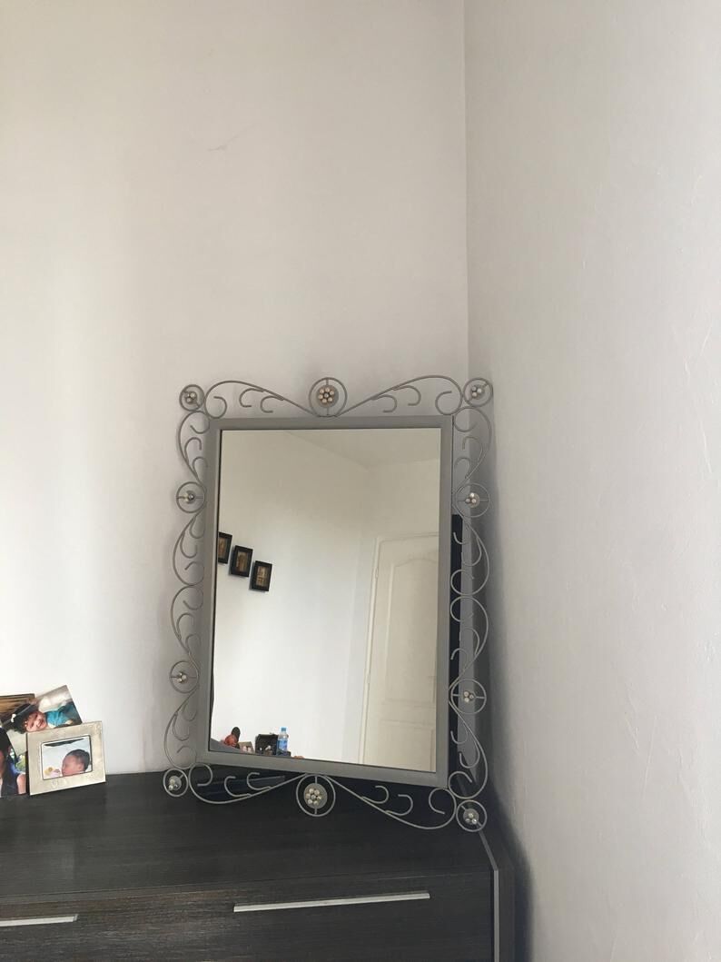 60x80cm wrought iron mirror