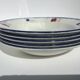 5 mary lou digoin blue edge hollow plates