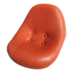 Pair of Luigi Colani armchairs - 9900 Easy Chair - orange leather - vintage -