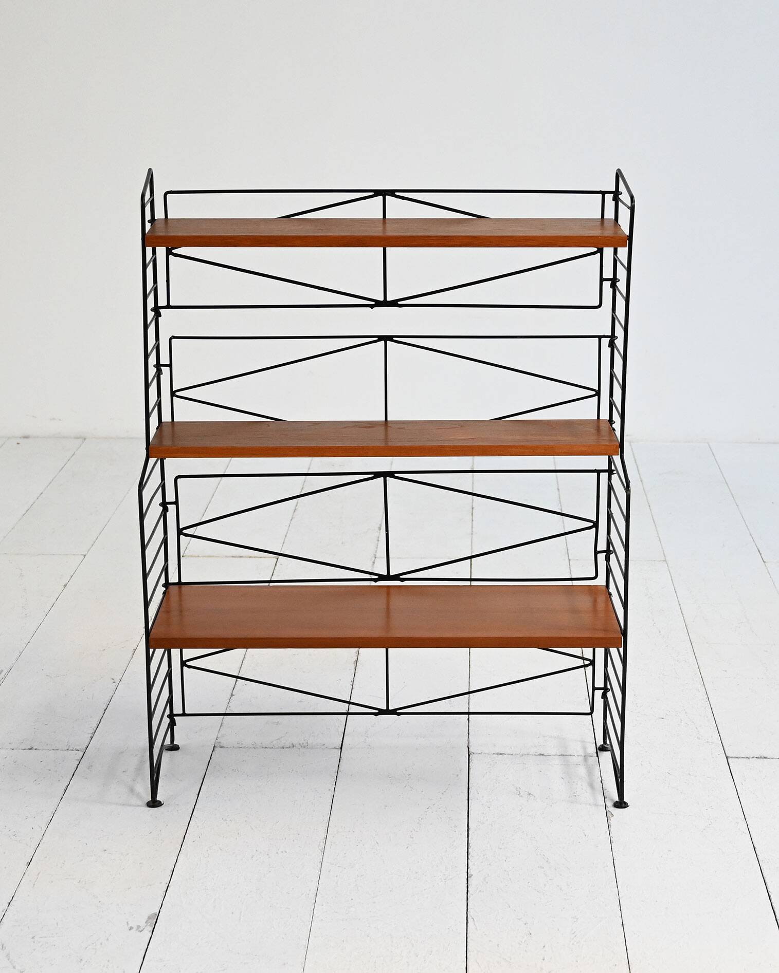 Scandinavian modular bookcase “String” style 1950s–60s