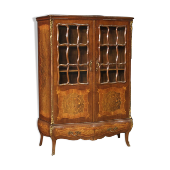 Inlaid display cabinet from the 1950s