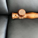 Old wooden coat rack