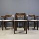 Vintage Brutalist Dining Chairs, Set of 6 - 1960s
