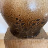 Fat Lava style ceramic vase by Saint Clément numbered 9082