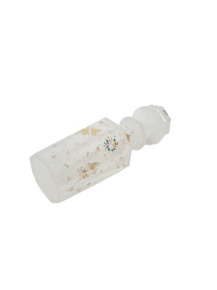 Biedermeier white glass carafe, Austria, 1890s