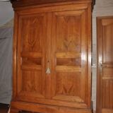 Antique solid oak wardrobe