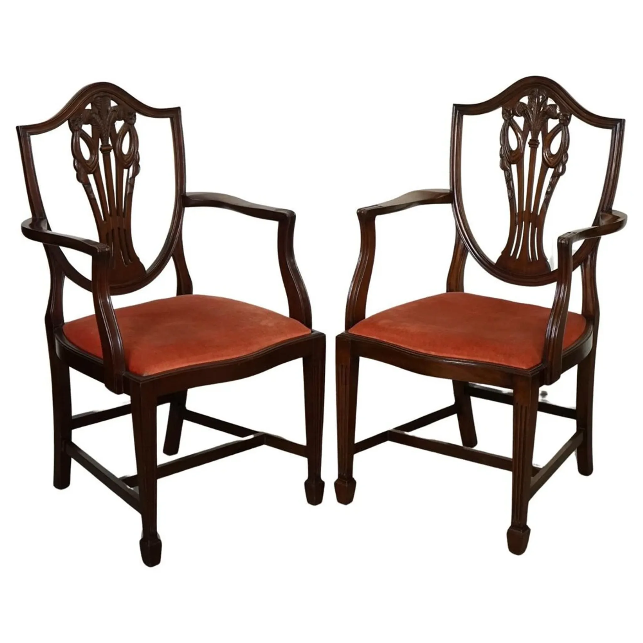 Victorian Hepplewhite Carver Chairs