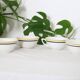 Set of 4 ceramic cups, bistro type, French manufacture