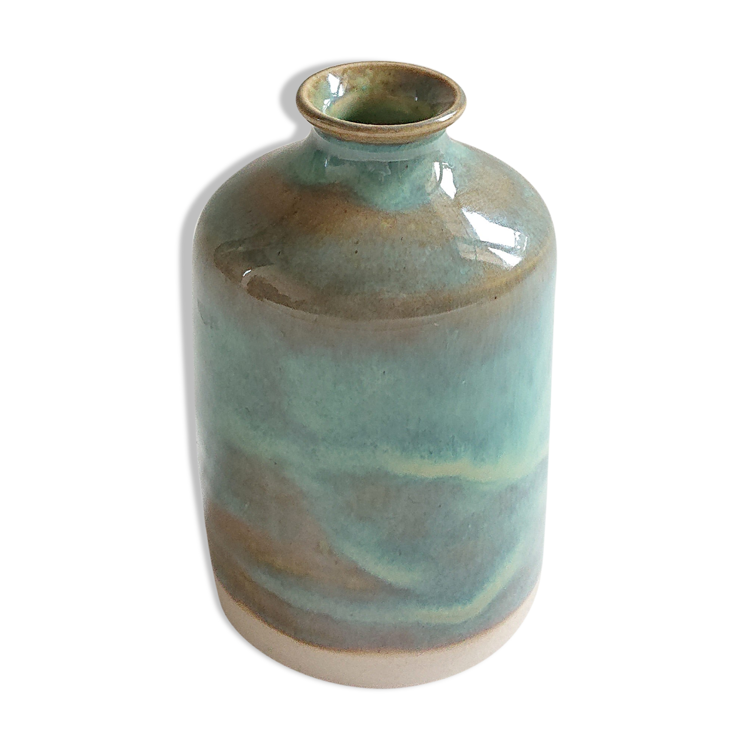 Vase celadon cocoon
