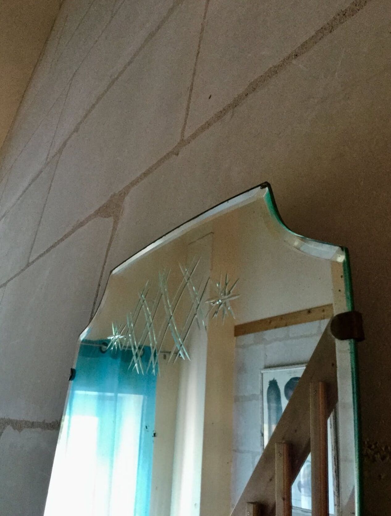 Mirror biseaute art deco 59 x 41cm