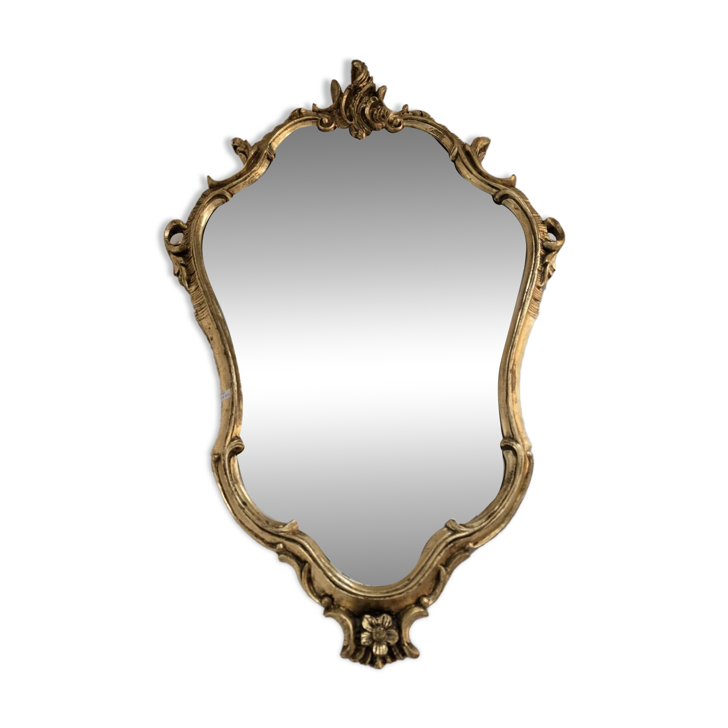 Large gilded baroque mirror