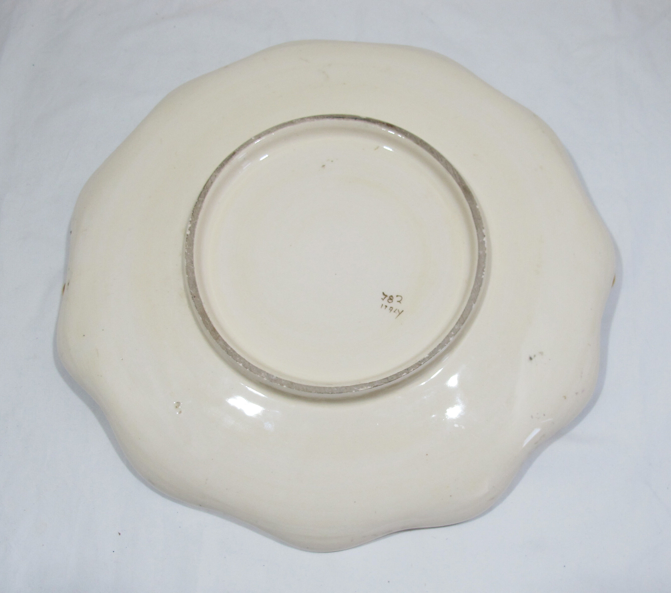 Italian dish depicting Alexander the Great