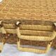 Valise cartable en osier