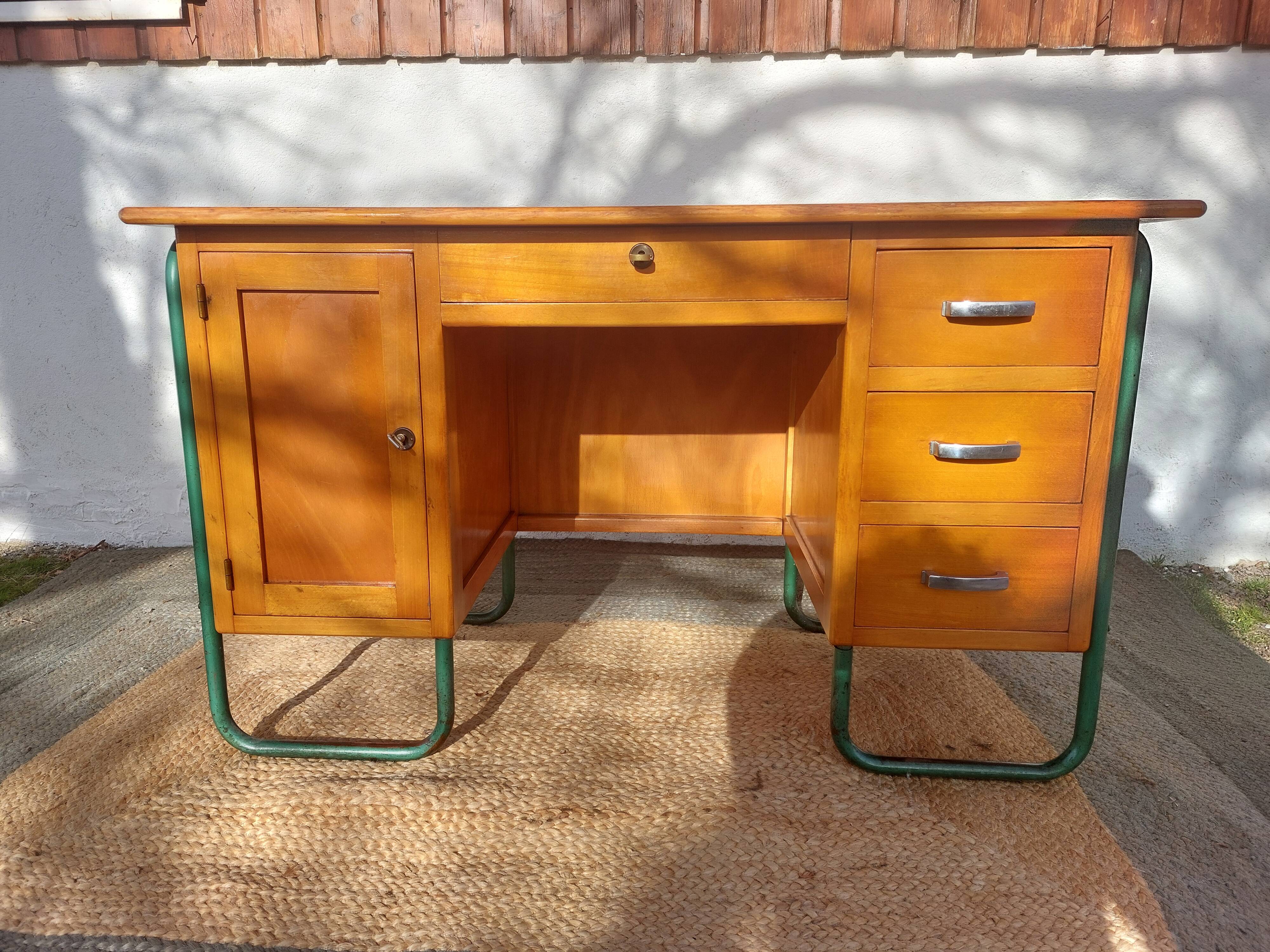 Vintage schoolmaster's desk