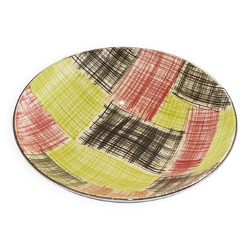 Sarreguemines promocolor France vintage hollow dish