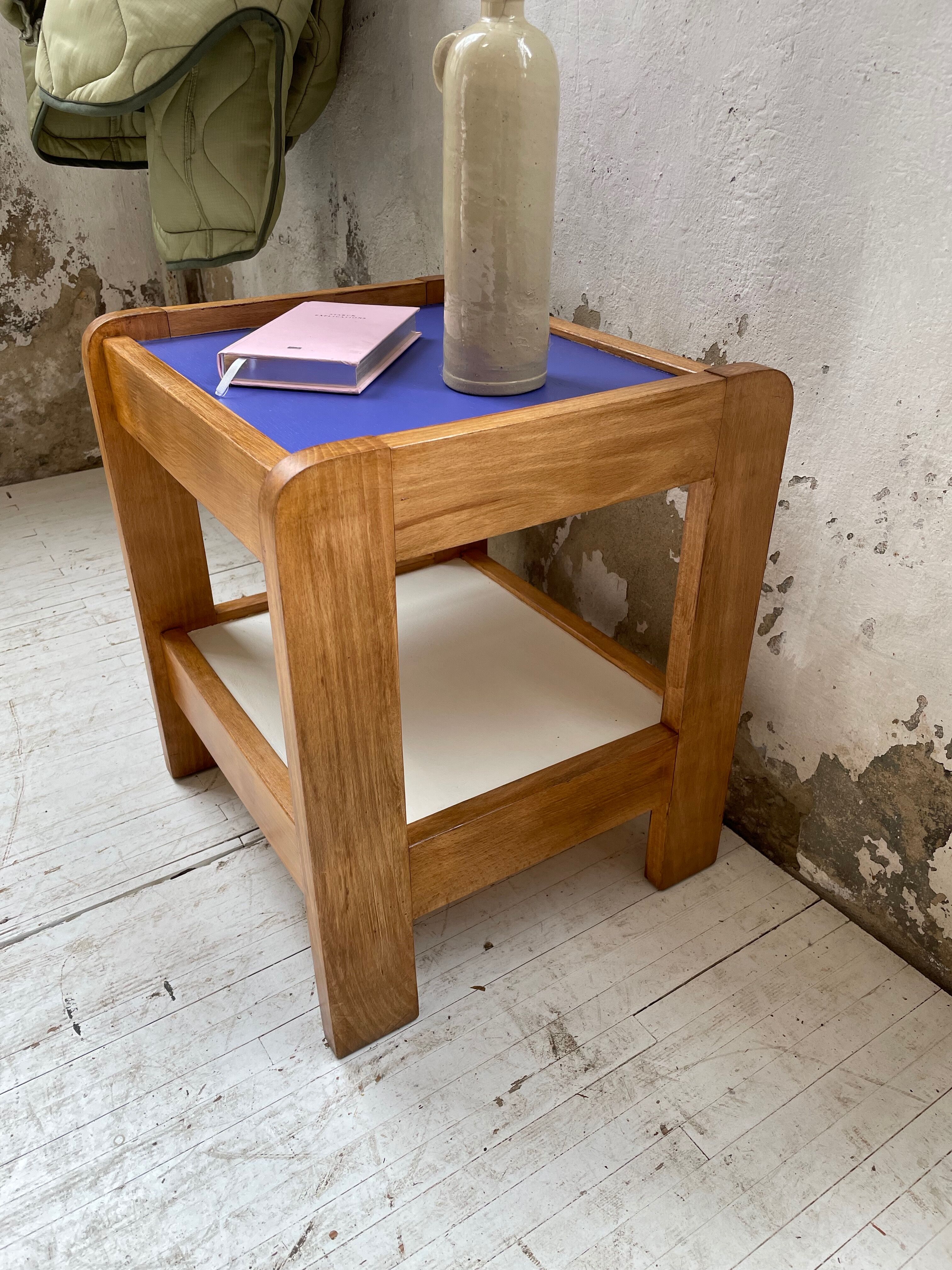 Beech bedside style Regain two-tone