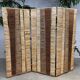 Vintage rope rattan room divider 'Nature'