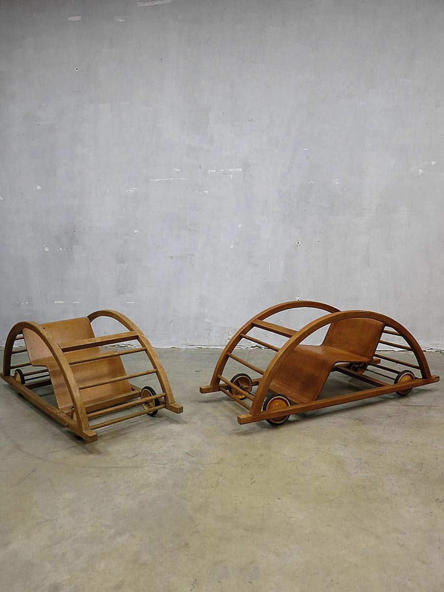 Lot de 2 chaise berçeuses