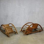 Lot de 2 chaise berçeuses