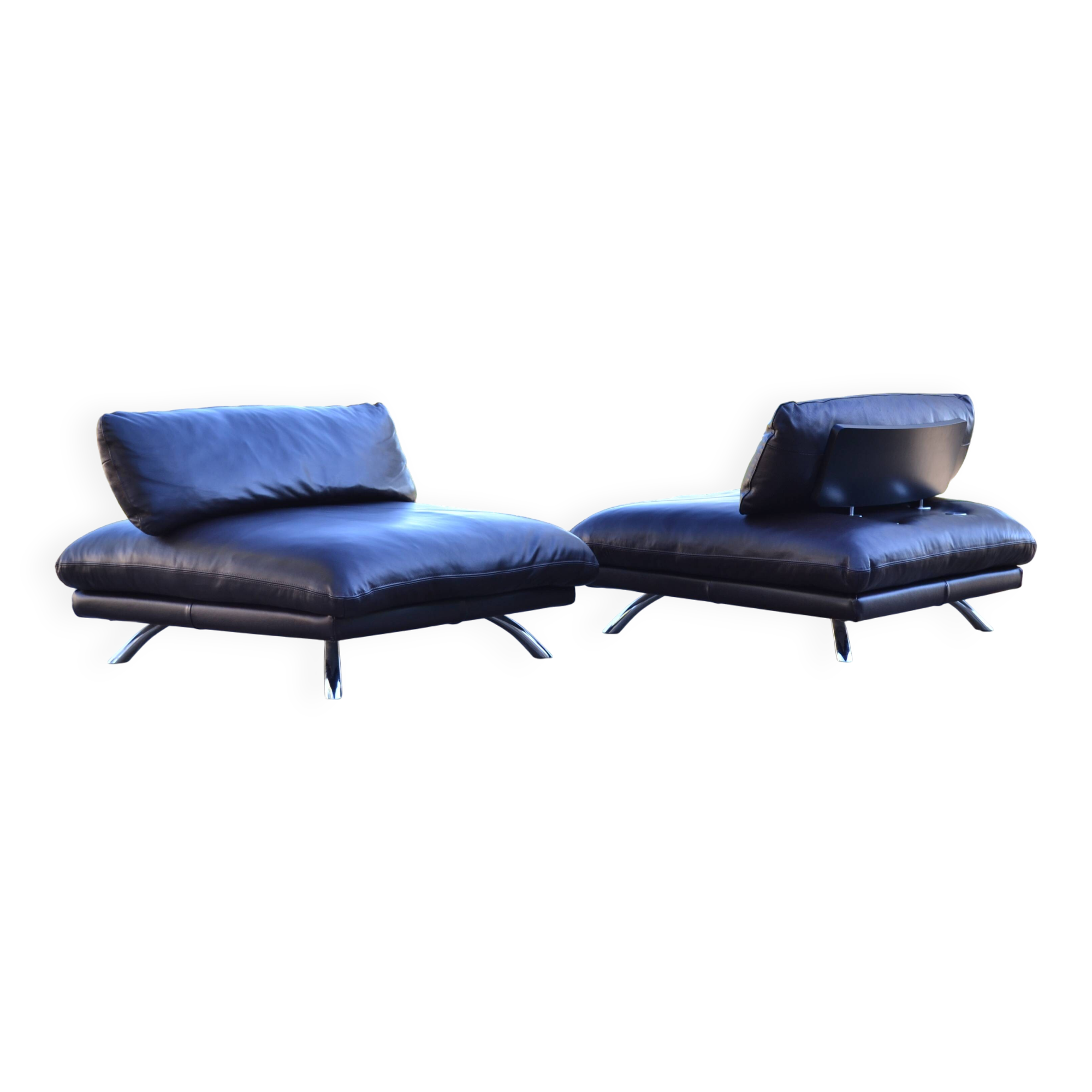 Lounge Chairs "Overseas", Roche Bobois, France