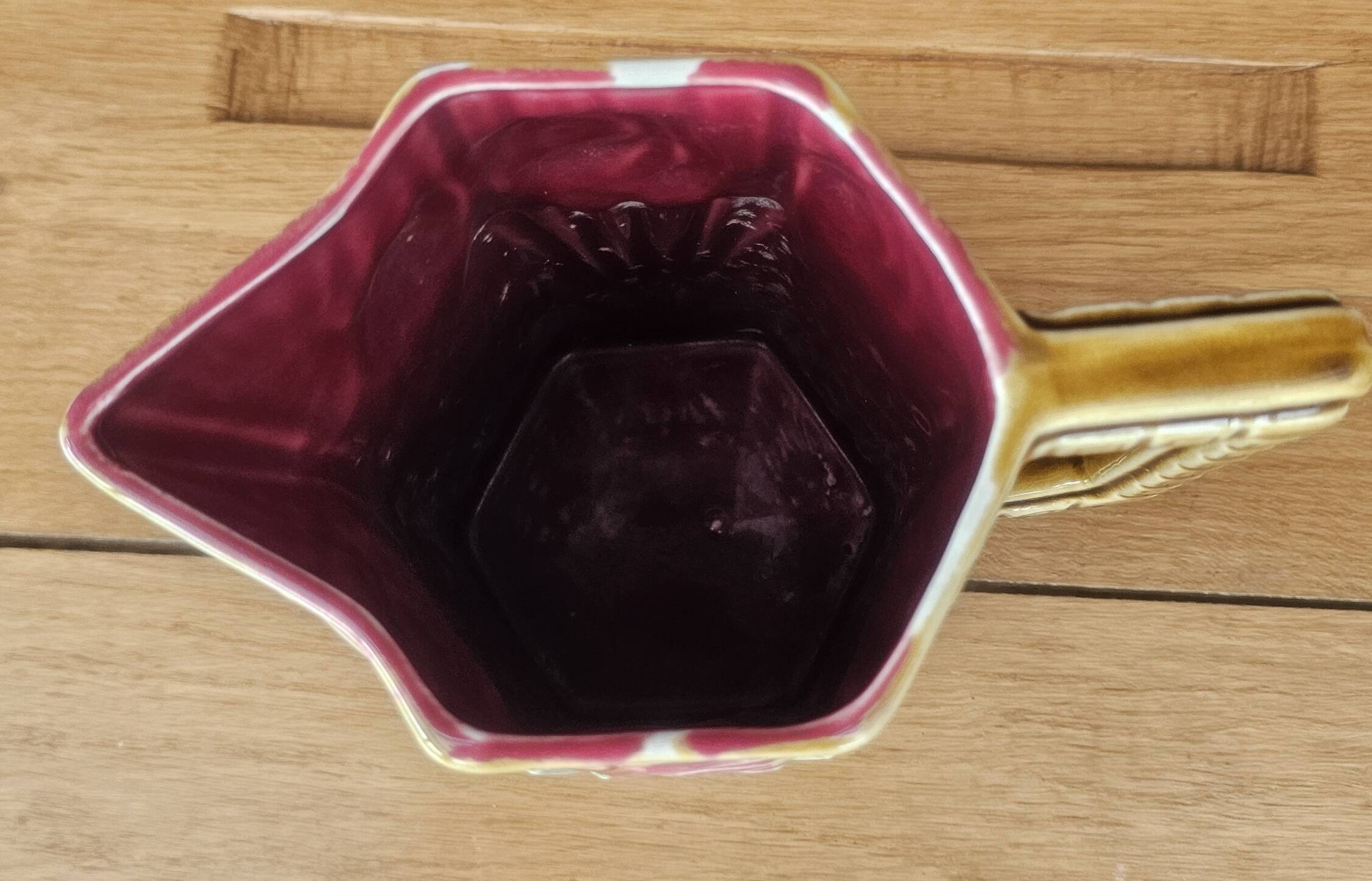 Art Deco slipware water jug