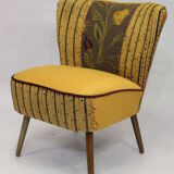 Chair vintage year 50 tissue "Lelièvre"