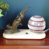 Marble Art Deco Lamp