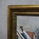 Albert krüger (1885-1965), scandinavian painting, 1930s , framed
