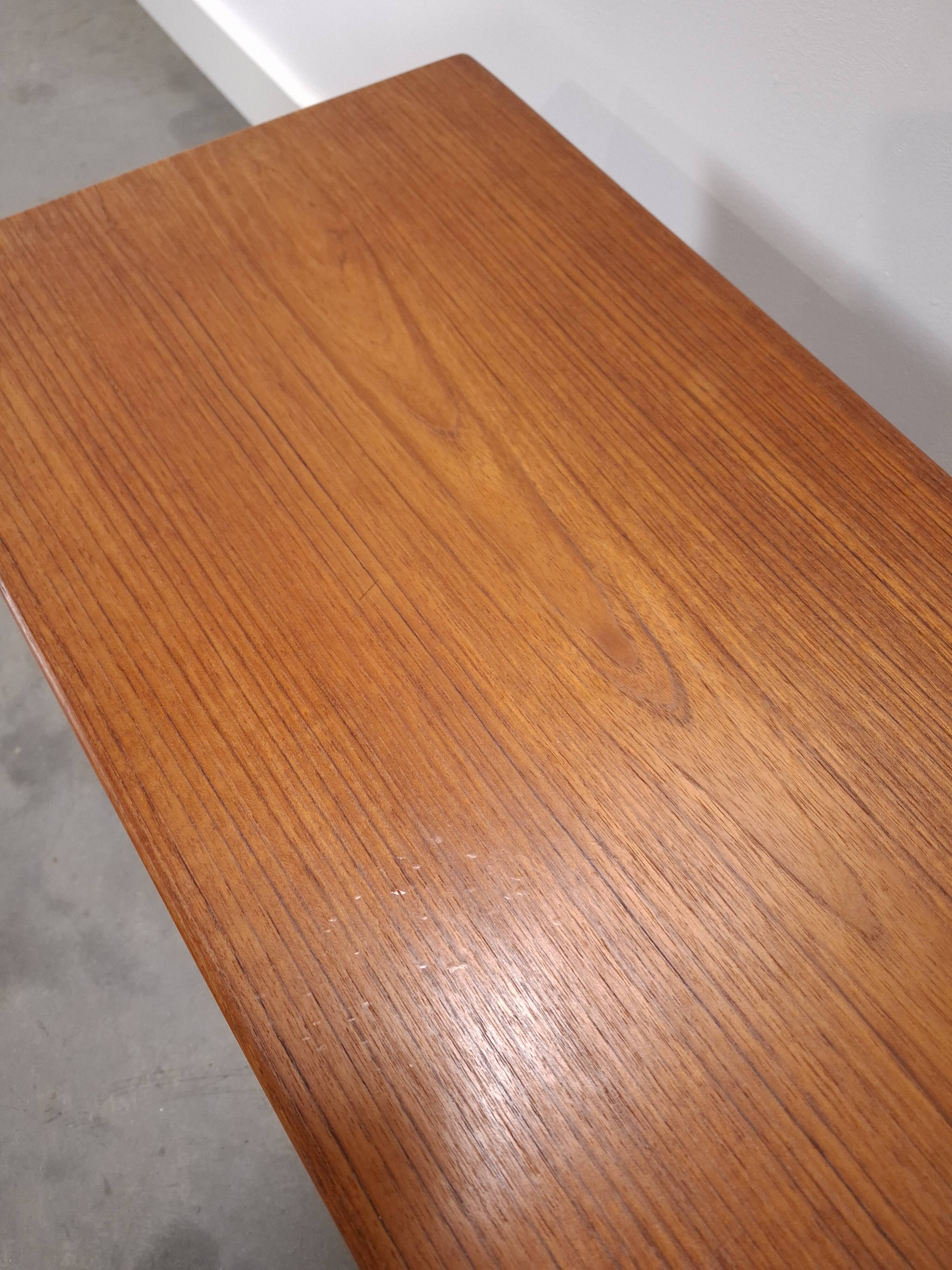 Vintage teak table Kai Kristiansen, Danish design coffee table, model 35