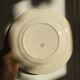 KG Lunéville - 6 flat plates made of ironstone monogrammed "C"