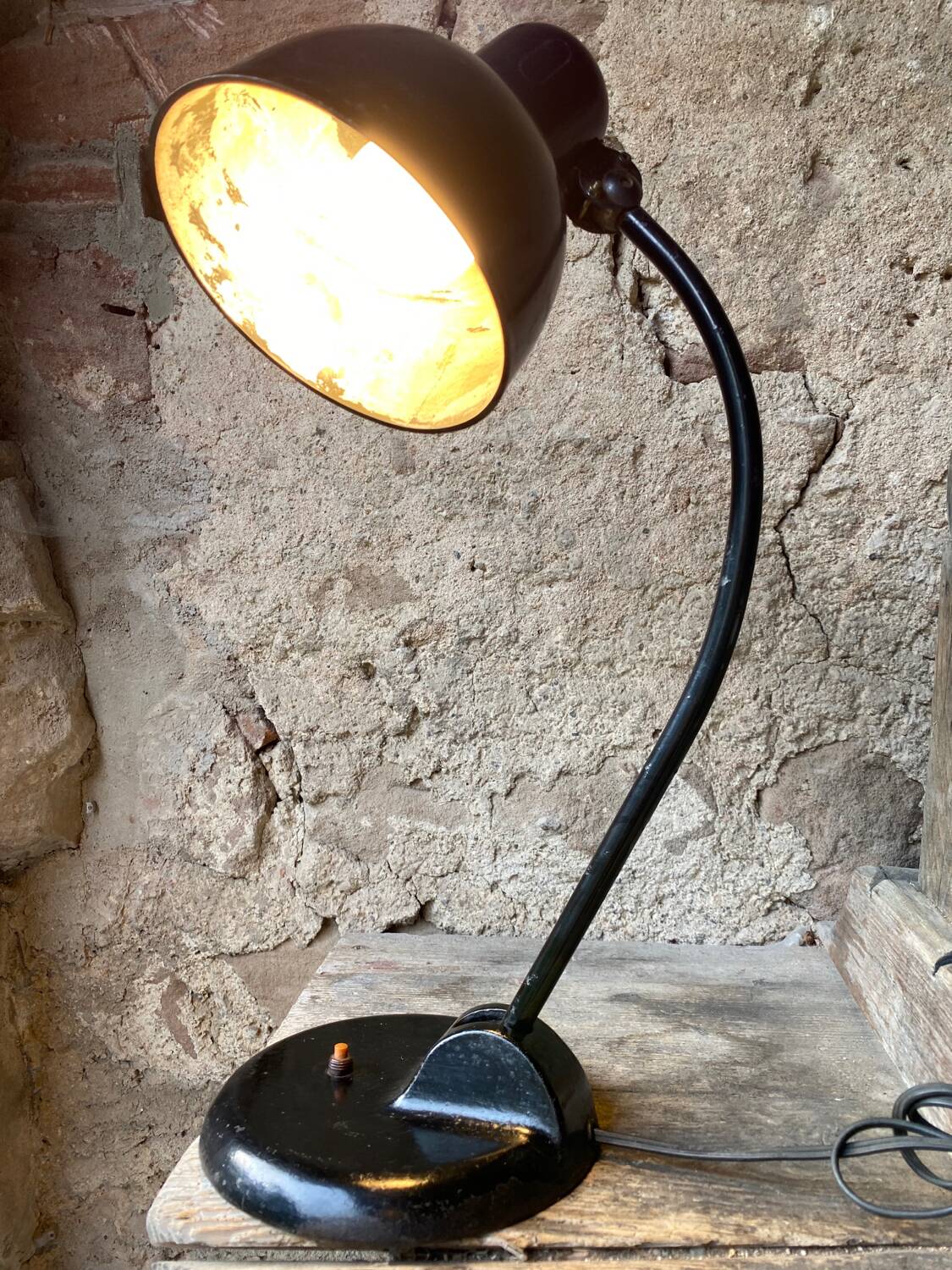 Bauhaus desk lamp by Christian Dell circa 1930