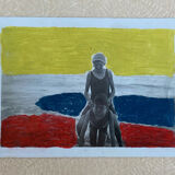 Bold pastels in old photo _Hastings 1928