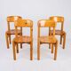 Set of 4 pine chairs by Rainer Daumiller, Denmark, 1970s