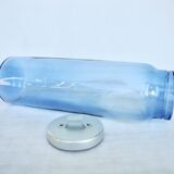 Glass jar blown myosotis