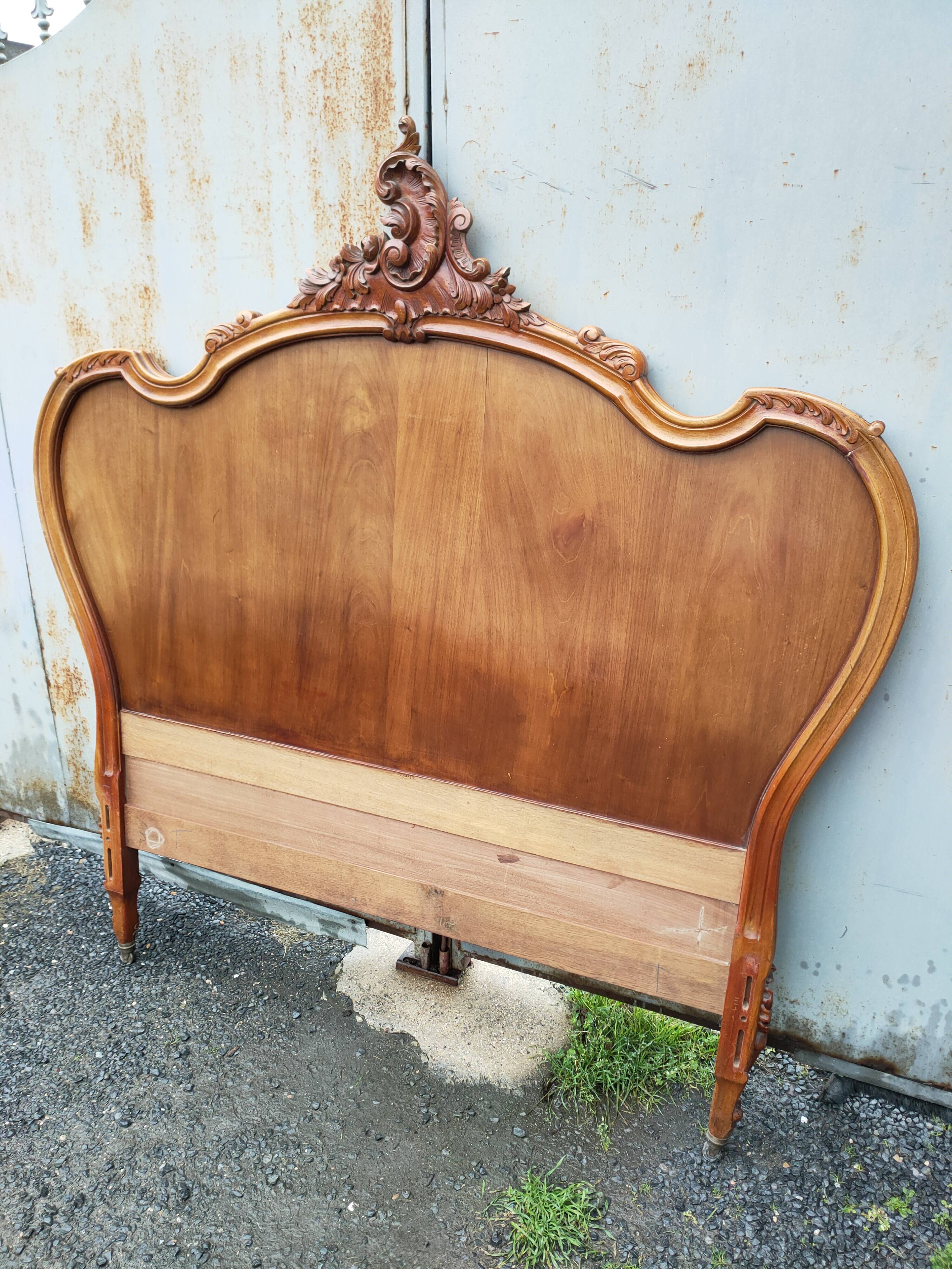antique Louis XV style headboard