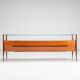 Buffet italien en noyer G. Cecchini e C. Cantu Italie 1950