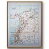 Imprimée en 1887, Colombie et Equateur.