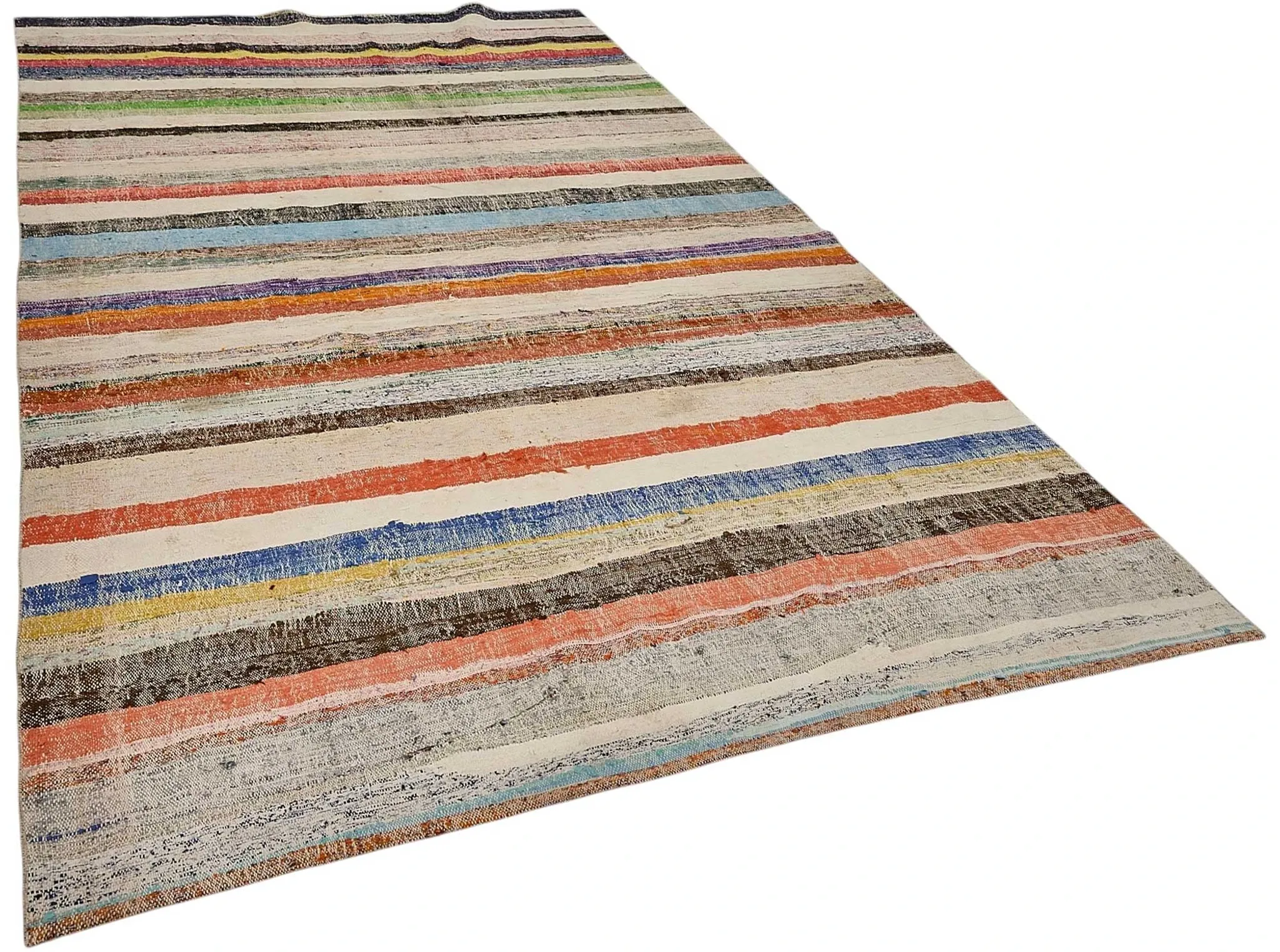 Turkish Handwoven Flatweave Chaput Kilim 190 cm x 340 cm