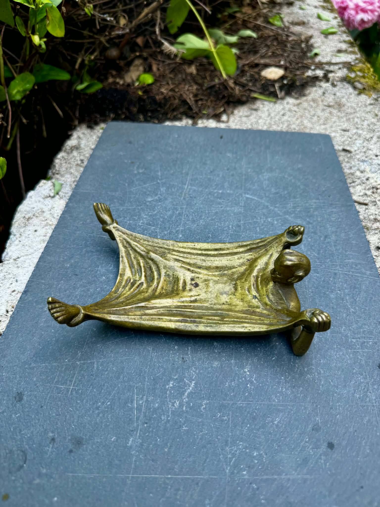 Bronze devil vide poche Art Nouveau