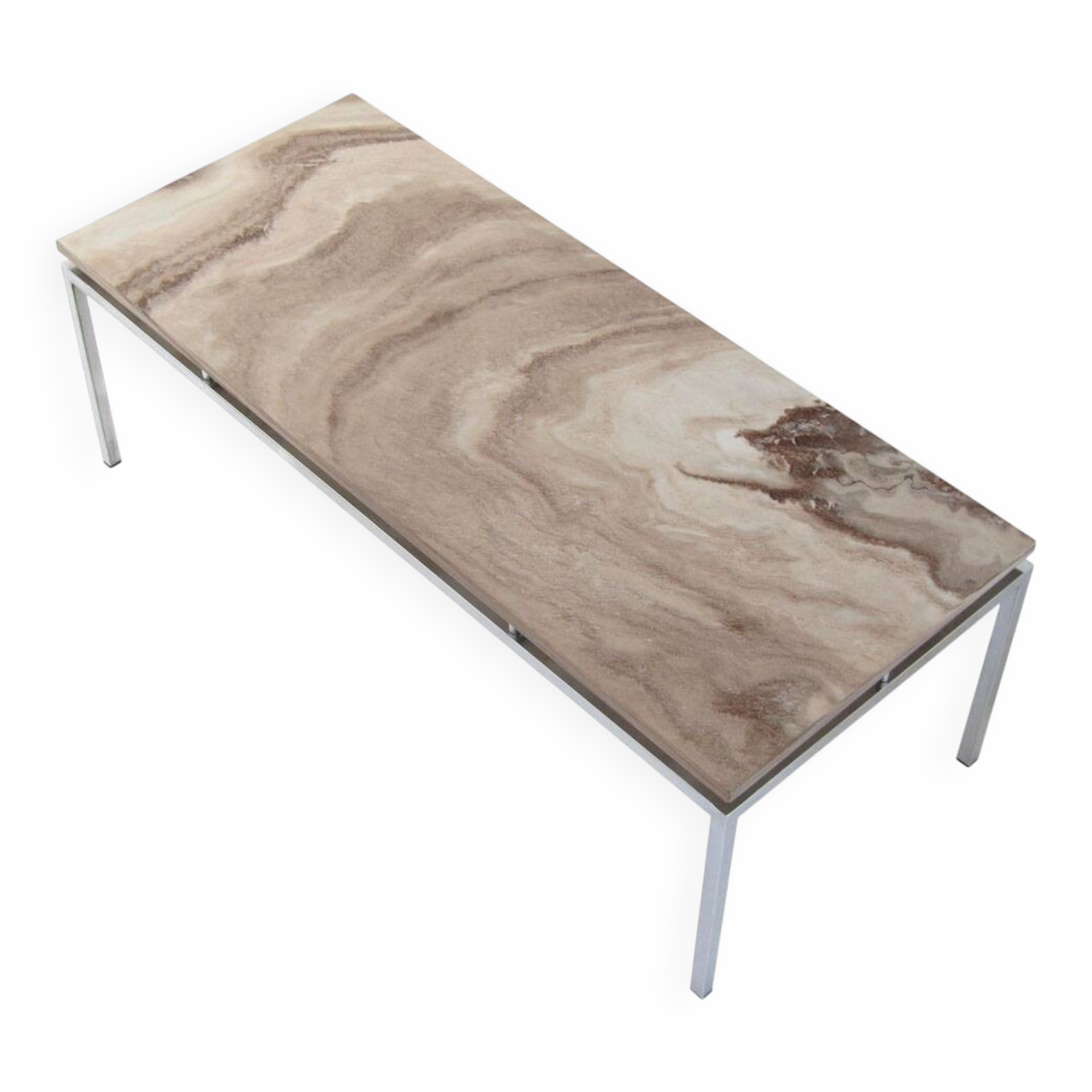 Table basse en marbre de Stiemsma, années 1960
