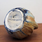 Art deco ceramic vase with coulure