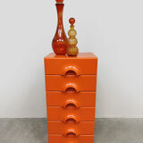 Vintage rare Space Age Quadro chest of drawers Jurgen Lange Schönbuch