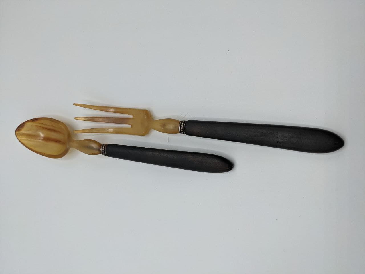 horned salad cutlery - l: 25cm