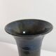 Vase en céramique signé d'artiste vintage du milieu du siècle