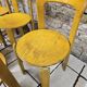 Lot of vintage bruno rey 1970" chairs