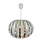 Vintage chandelier pendant in chrome stainless steel