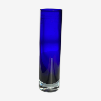 Vase vintage bleu