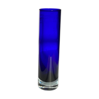 Vase vintage bleu