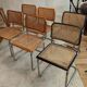 Chaise Cesca B32 de Marcel Breuer estampillée, Italie